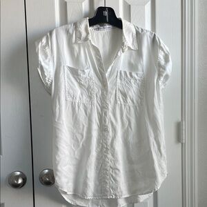 Calvin Klein Jeans White Casual Button Down Shirt